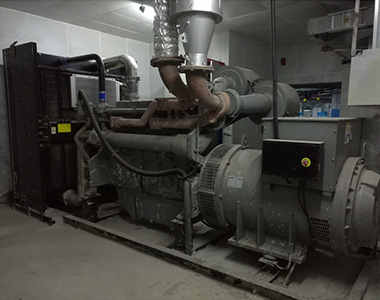 太阳集团tyc4633800KW/400V陆用发电机应用于某房地产项目